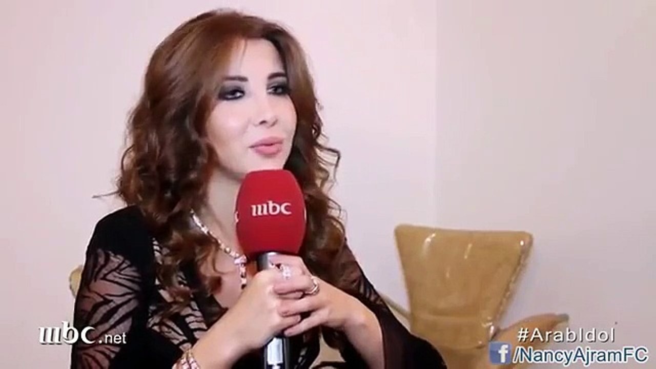 Nancy Ajram - Interview Arab idol 3 / نانسي عجرم - مقابلة المعبود العربي 3