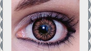 Pro Trend Farbige Kontaktlinsen mit St?rke braun big eyes MARS NPW-A36 2 Linsen 1 Kontaktlinsenbeh?lter