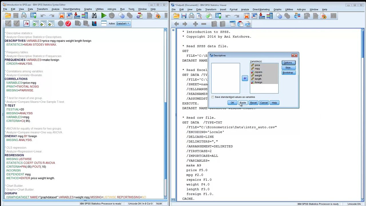 SPSS Tutorial: Introduction to SPSS