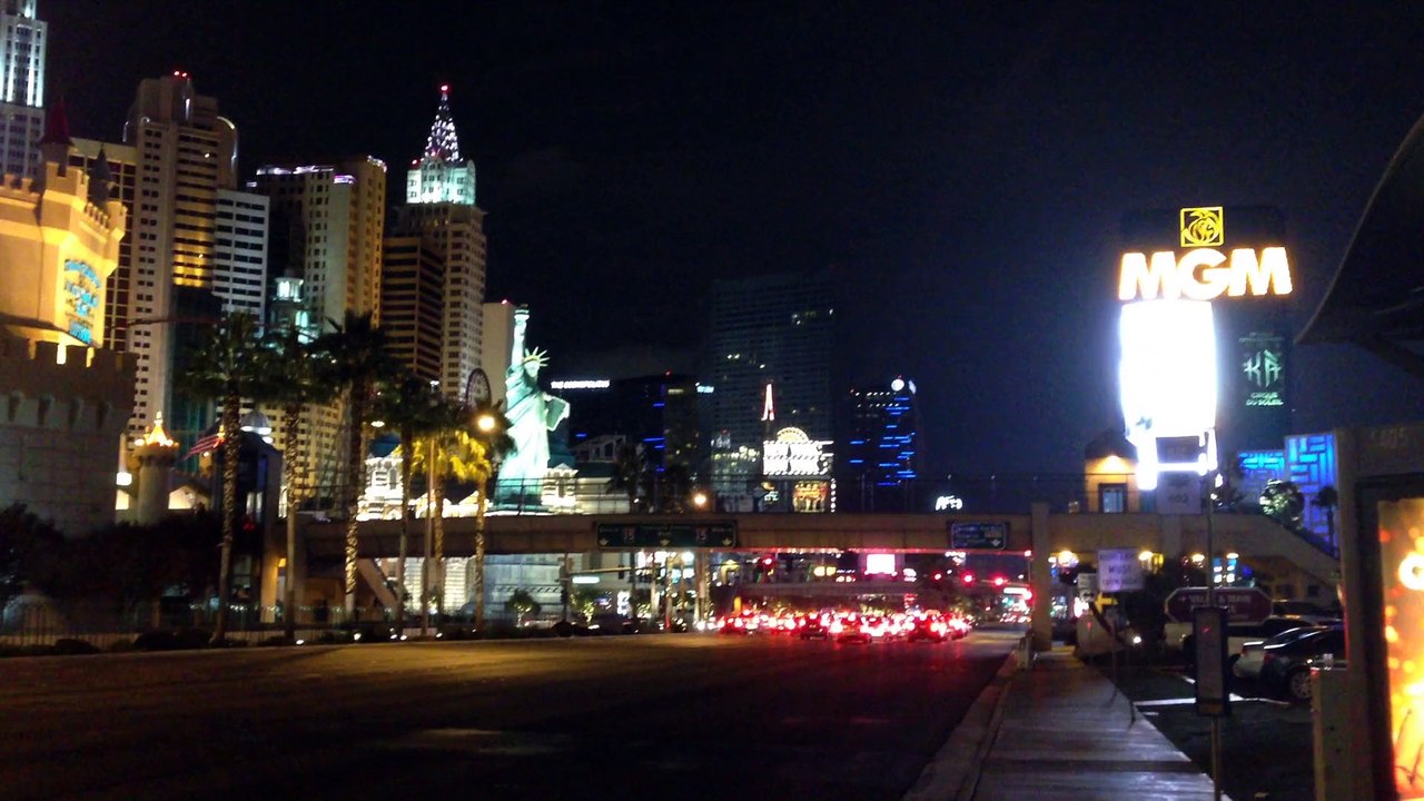 Las Vegas Strip Night View 1