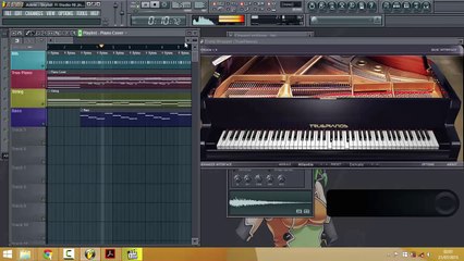 Adele - Skyfall  - Piano Cover -Fl Studio 10