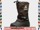 Kamik WATERBUG5G Unisex-Kinder Warm gef?tterte Schneestiefel Braun (DK BRN-BRUN FONCE/DBR)