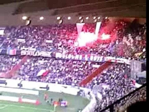 Entrée joueurs psg-le mans