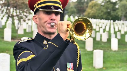 "Taps" performed in Arlington National Cemetery (summer and winter)