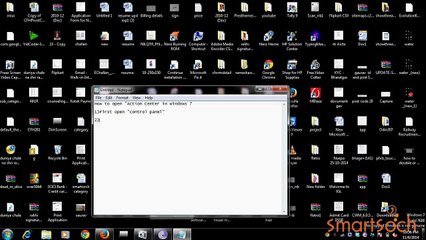 How To Open Action Center In Windows 7