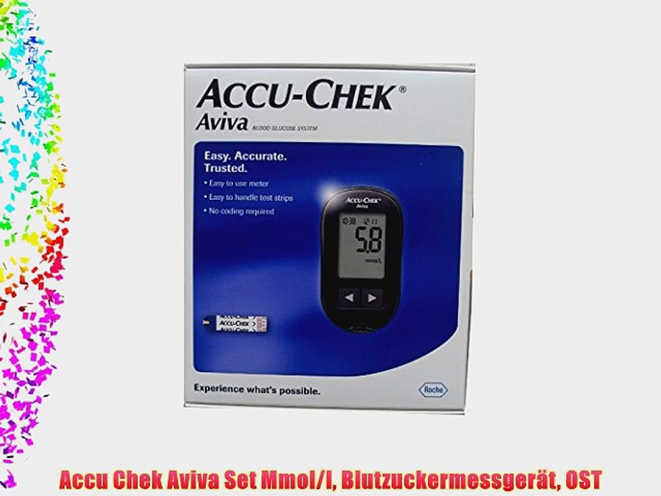 Accu Chek Aviva Set Mmol/l Blutzuckermessger?t OST