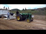 John Deere D Antique Tractor Pulling, Victor CO
