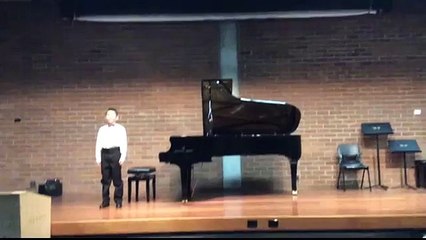Mozart piano C major sonata K545 Michael Gong