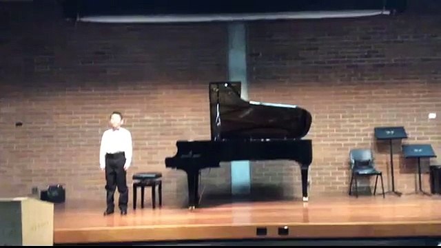 Mozart piano C major sonata K545 Michael Gong