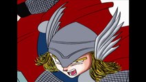 Speed Painting Thor Anime CartoonBlock Drawing Contest Entry
