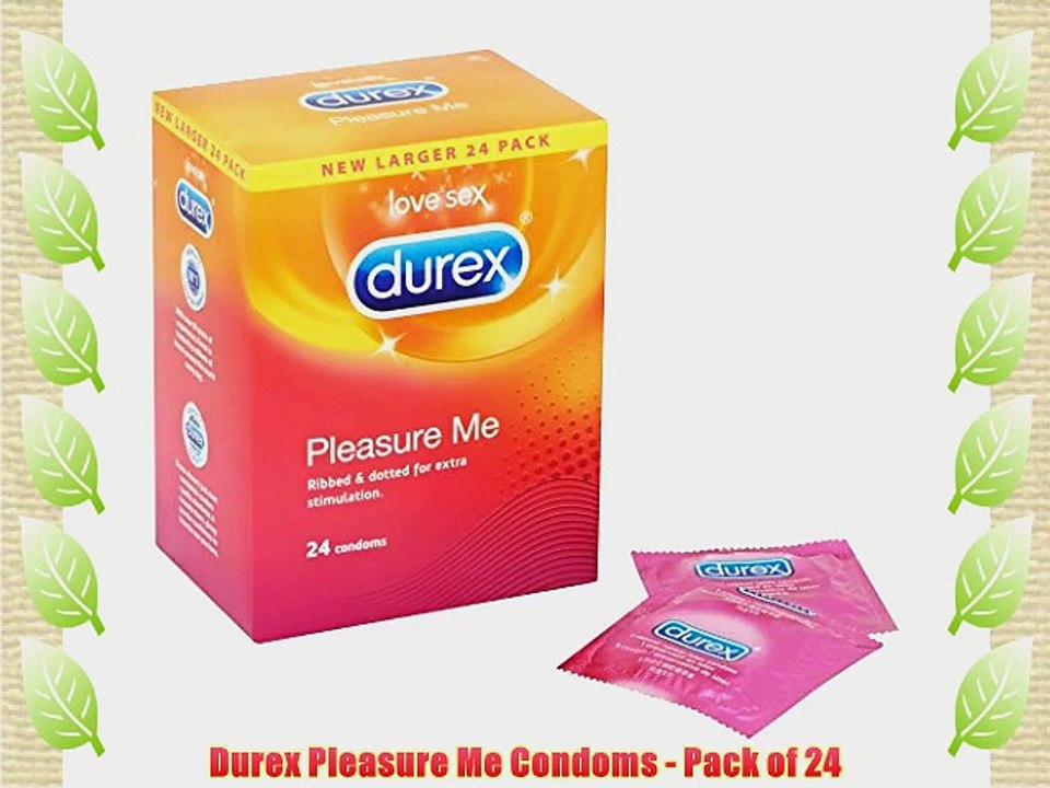 Durex Pleasure Me Condoms - Pack of 24