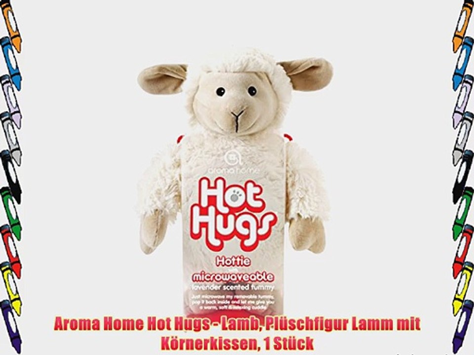 Aroma Home Hot Hugs - Lamb Pl?schfigur Lamm mit K?rnerkissen 1 St?ck