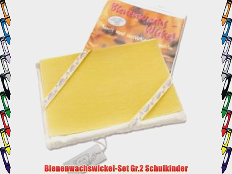 Bienenwachswickel-Set Gr.2 Schulkinder