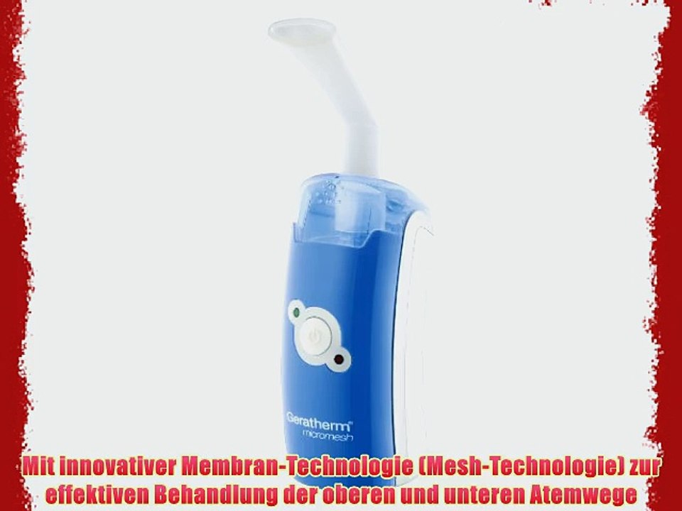 Geratherm micromesh GT-7002 Ultraschall-Inhalationsger?t