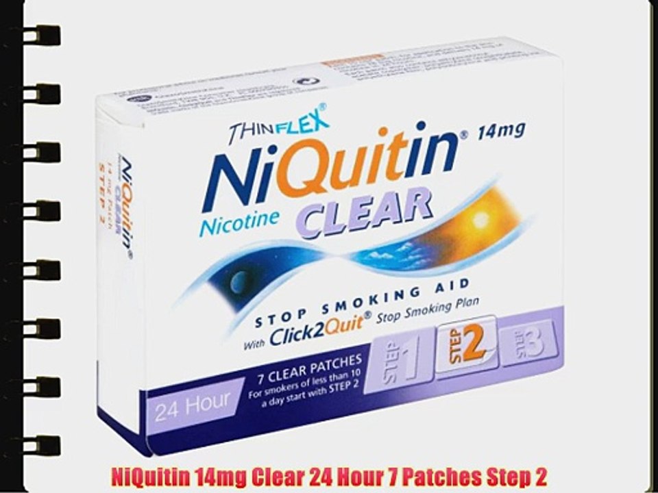 NiQuitin 14mg Clear 24 Hour 7 Patches Step 2