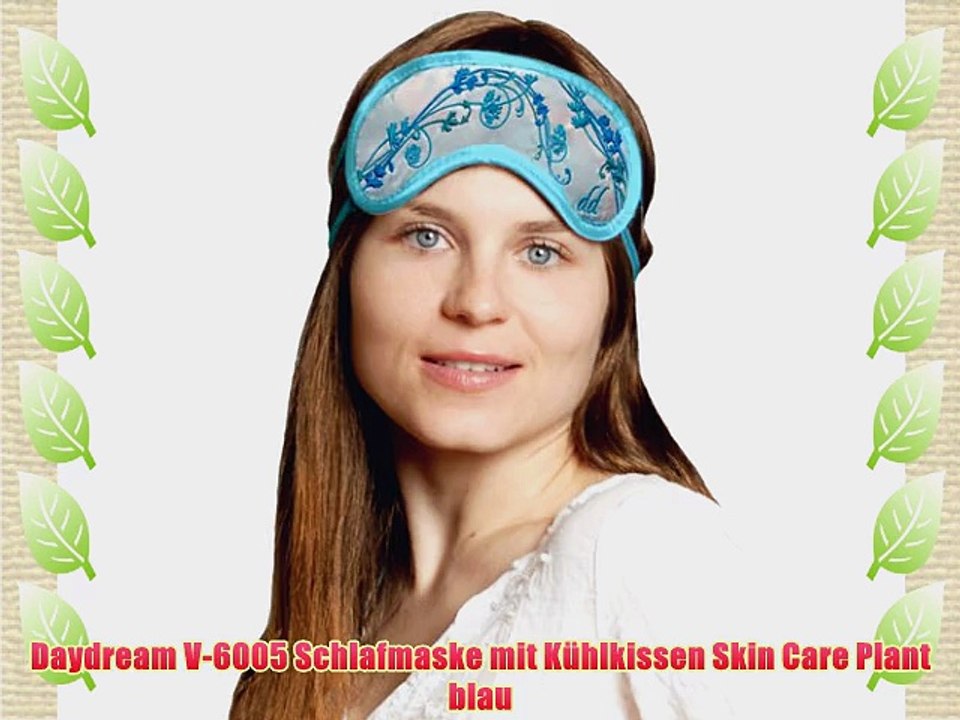 Daydream V-6005 Skin Care Plant Schlafmaske mit K?hlkissen blau