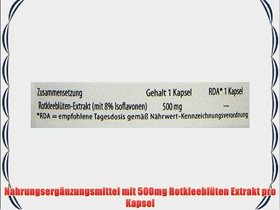 Avitale Rotklee Kapseln 500 mg 120 St?ck  1er Pack (1 x 72 g)