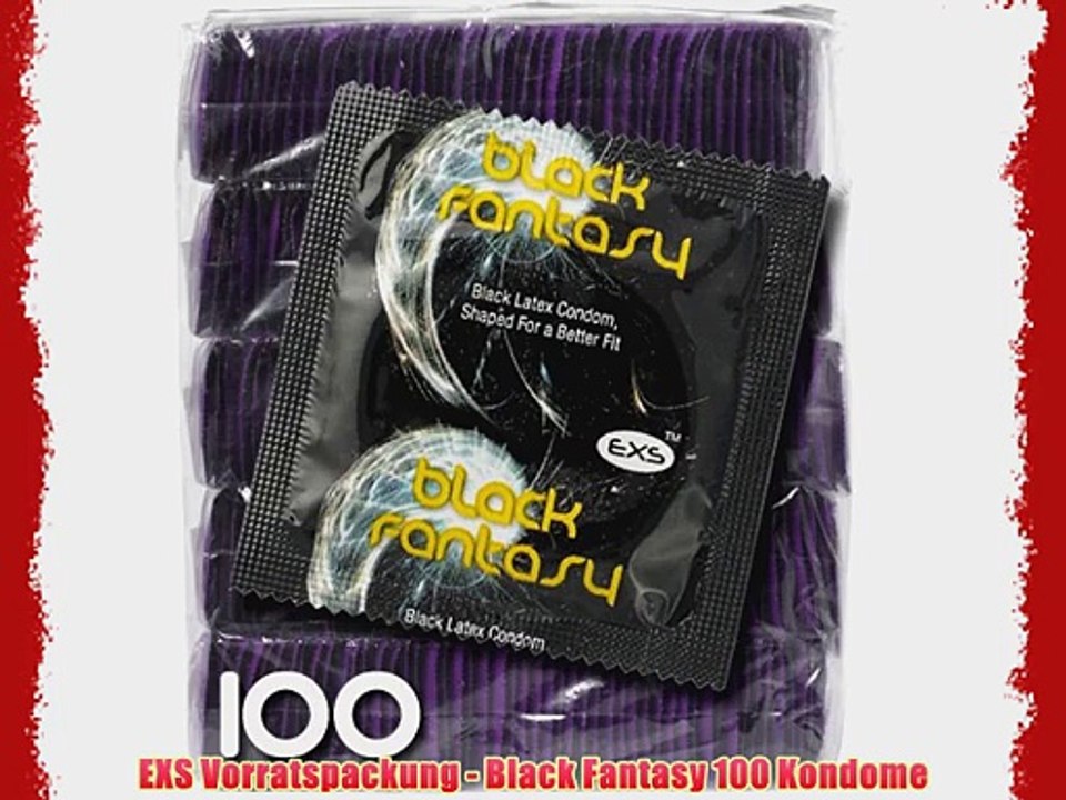 EXS Vorratspackung - Black Fantasy 100 Kondome