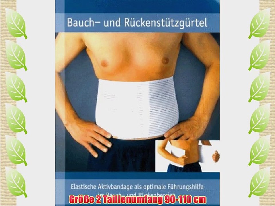 Bauch und R?ckenst?tzg?rtel Bauchwegg?rtel Gr. 2 (Taillenumfang 90-110 cm)