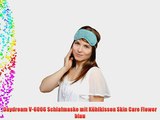 Daydream V-6006 Skin Care Flower Schlafmaske mit K?hlkissen blau
