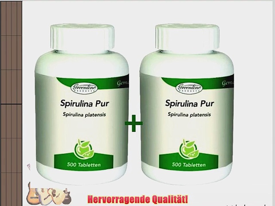 Spirulina Pur 2 x 500 Tabletten