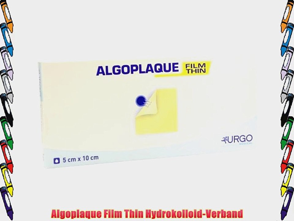 Algoplaque Film Thin Hydrokolloid-Verband
