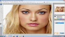 PS-tube | Retouching Skin And makeup tutorial | Photoshop Lesson 5