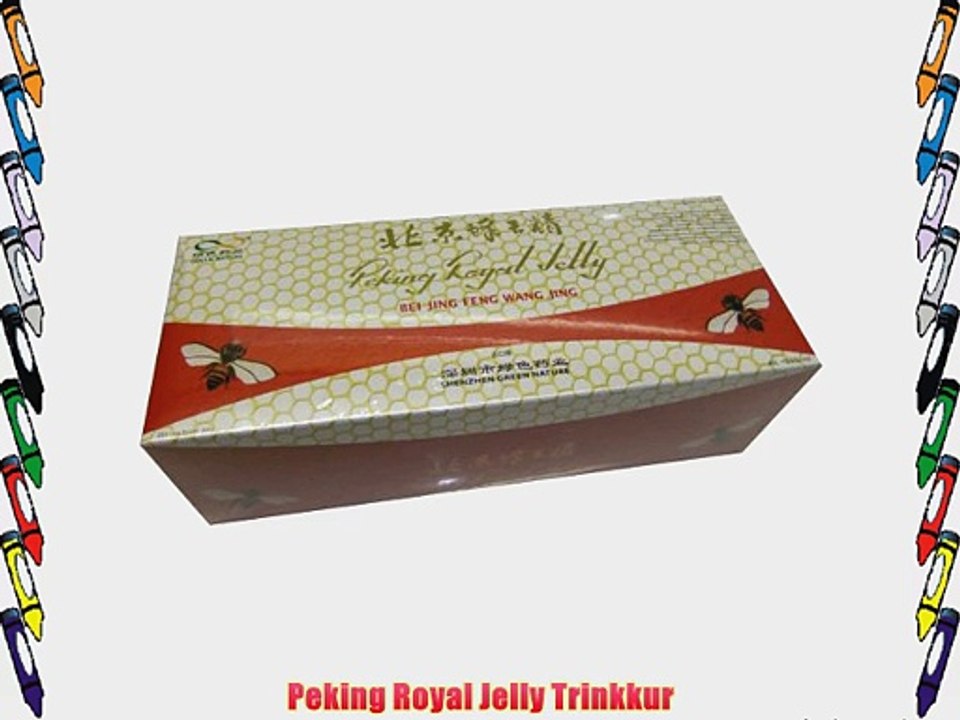 PEKING ROYAL JELLY- BEI JING FENG WANG JING- 30 x 10 ml Trinkampullen - Kur