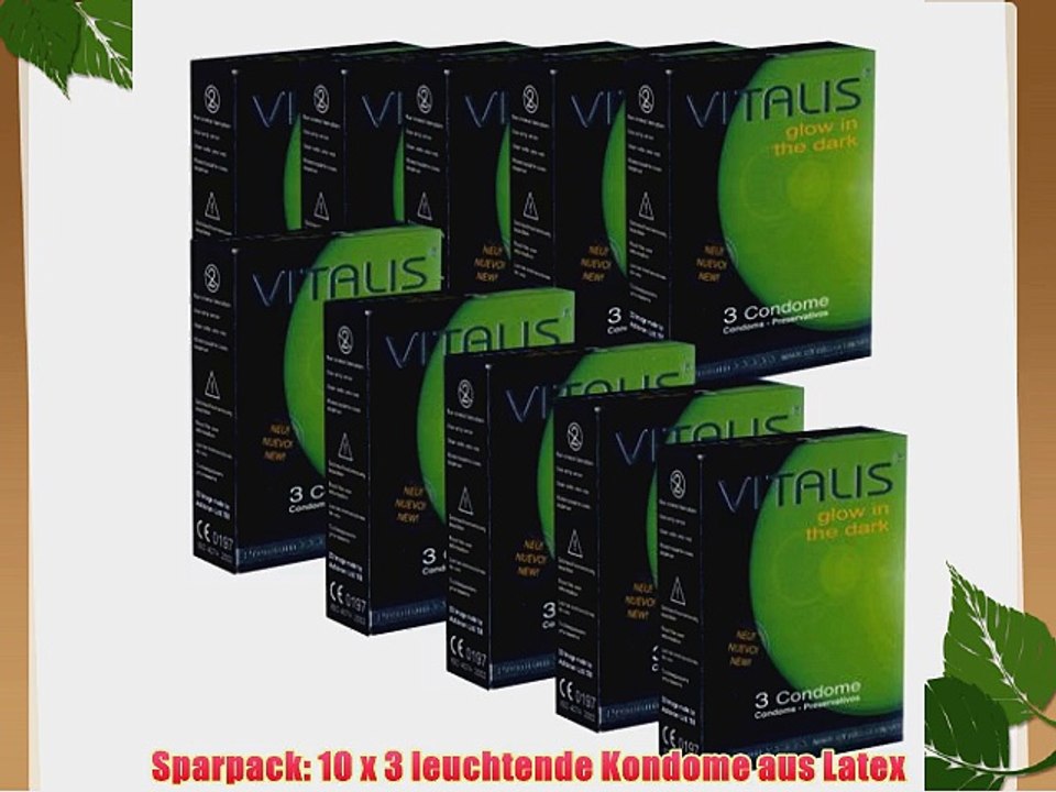 Vitalis Glow 10x3 Kondome - SPARPACK !