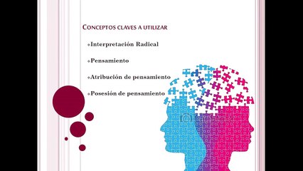Relación entre pensamiento y lenguaje - Donald Davidson