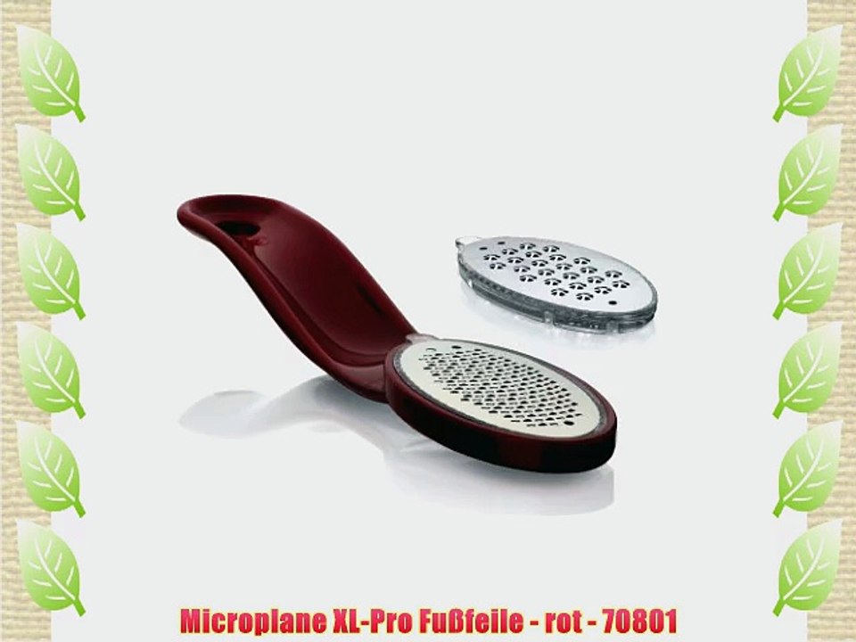 Microplane XL-Pro Fu?feile - rot - 70801