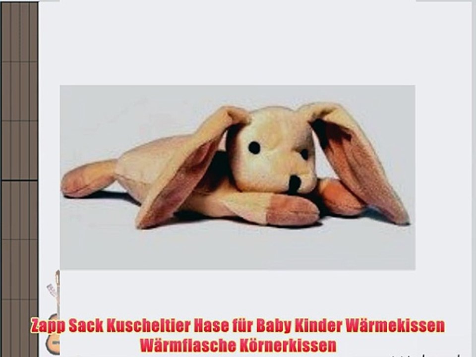Zapp Sack Kuscheltier Hase f?r Baby Kinder W?rmekissen W?rmflasche K?rnerkissen