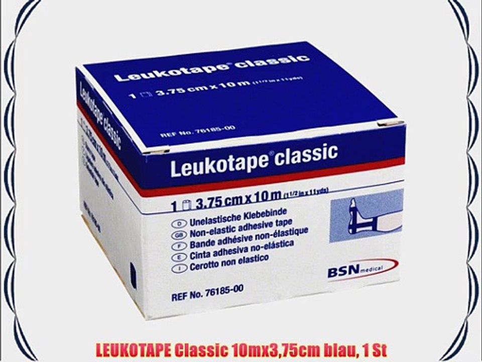 LEUKOTAPE Classic 10mx375cm blau 1 St
