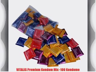 100 VITALIS Premium Kondome - 9 verschiedene VITALIS Marken Condome im FUNMix - Spass beim