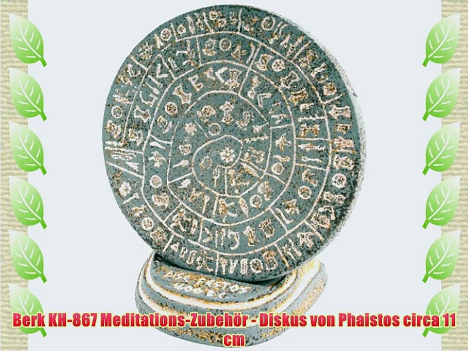 Berk KH-867 Meditations-Zubeh?r - Diskus von Phaistos circa 11 cm
