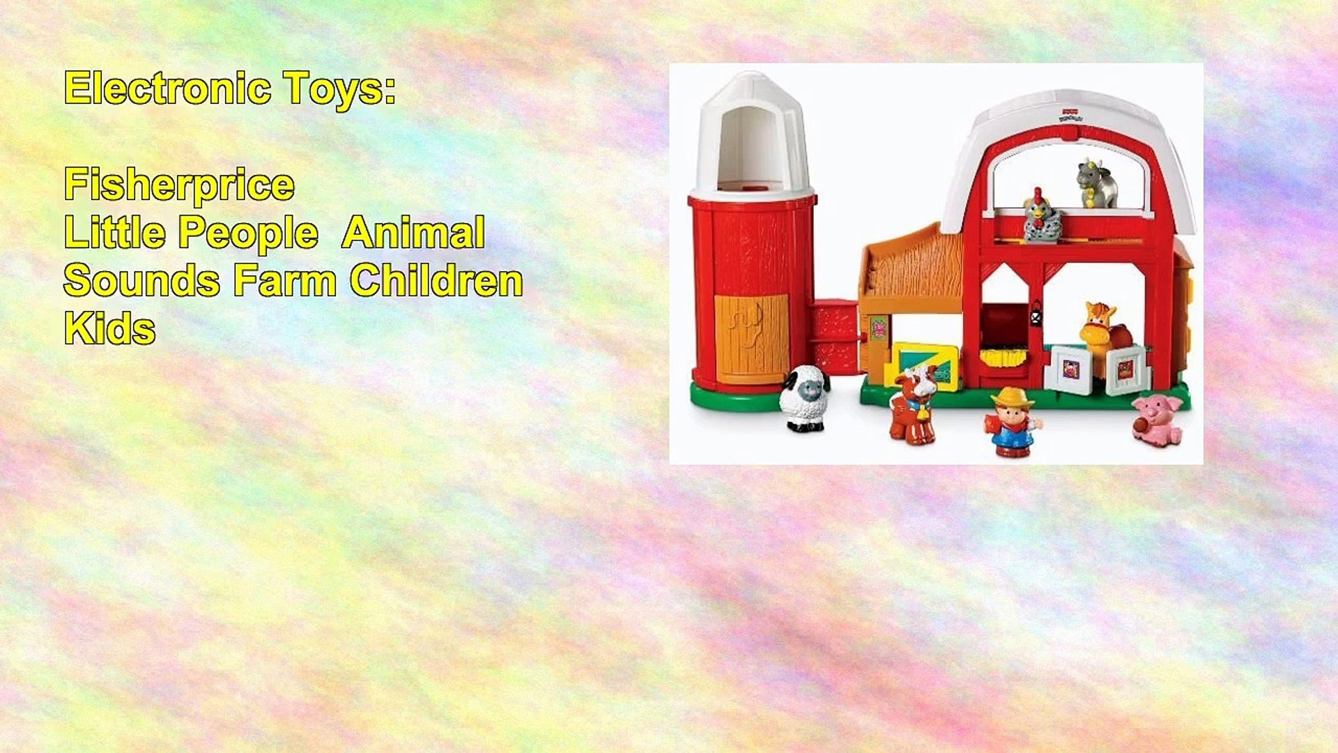 Fisherprice Little People Animal Sounds Farm Children Kids Video