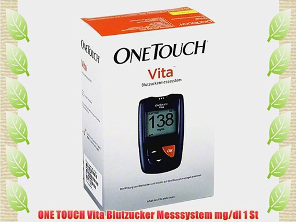 ONE TOUCH Vita Blutzucker Messsystem mg/dl 1 St