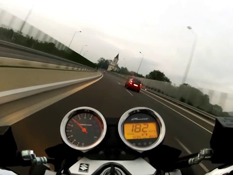 SUZUKI GSF 1250 N BANDIT - WHEELIE & HIGHWAY RUN