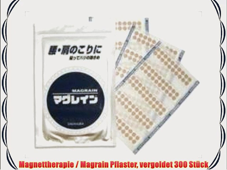 Magnettherapie / Magrain Pflaster vergoldet 300 St?ck