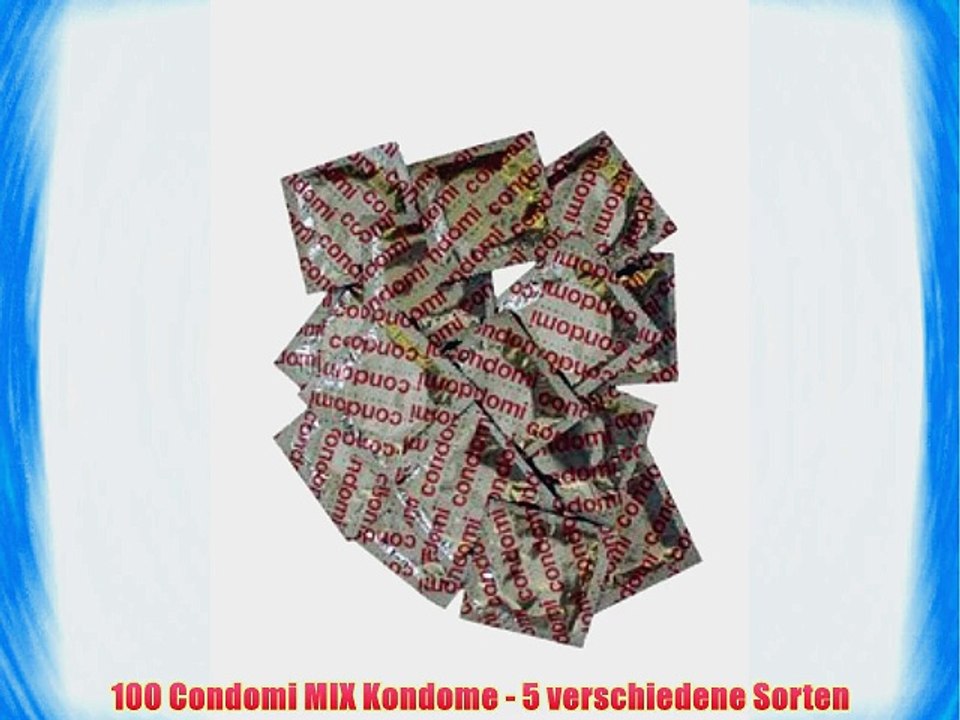 100 Condomi MIX Kondome - 5 verschiedene Sorten