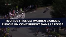 Tour de France: Warren Barguil envoie un concurrent dans le fossé