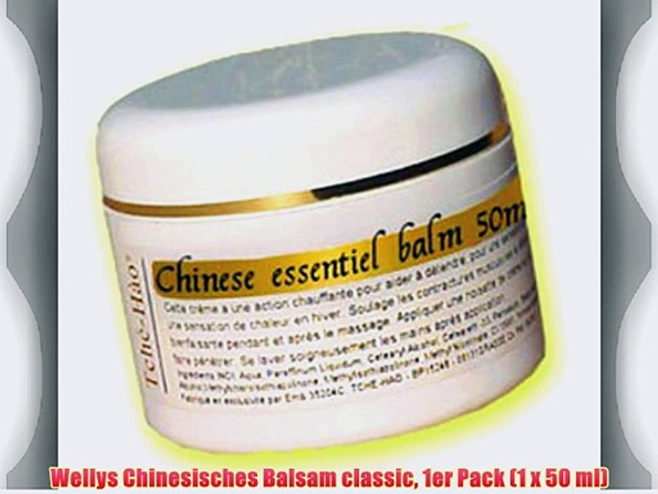 Wellys Chinesisches Balsam classic 1er Pack (1 x 50 ml)