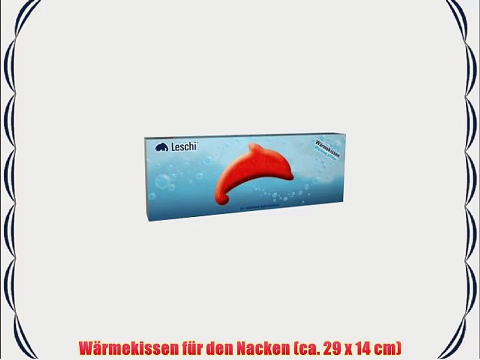 Leschi W?rmekissen | 36474 | Delphin | gro? (W?rmekissen f?r den Nacken) Farbe: Tiefsee