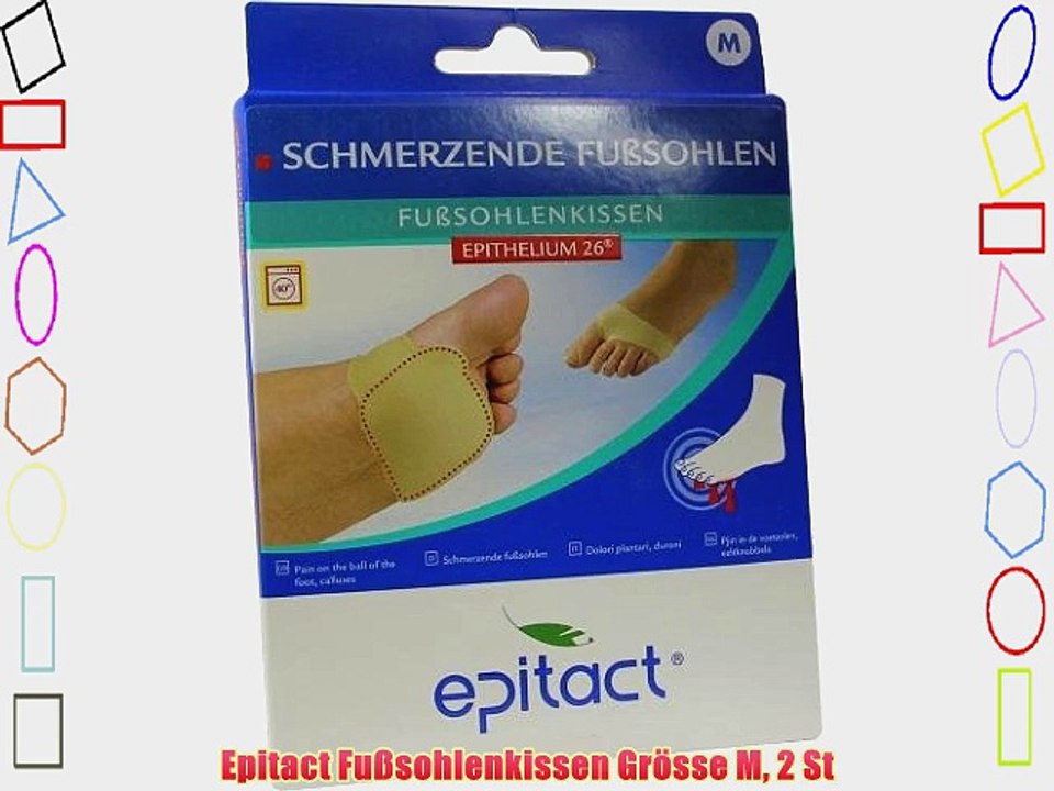 Epitact Fu?sohlenkissen Gr?sse M 2 St