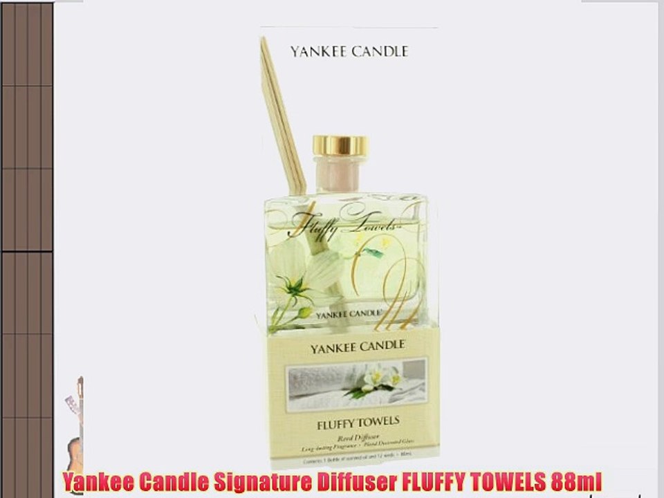Yankee candle signature diffuser fluffy towels 88ml
