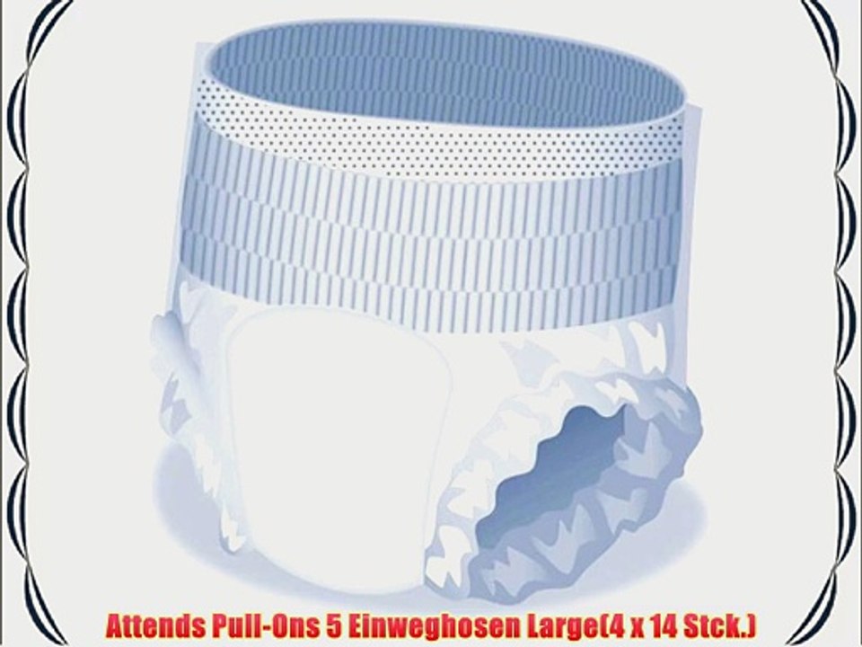 Attends Pull-Ons 5 Einweghosen Large(4 x 14 Stck.)