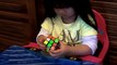 2 years old girl Youngest Rubiks Cube Solver 70 seconds