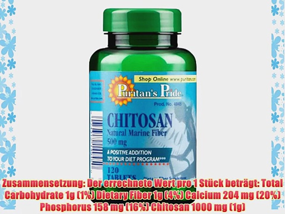 Chitosan 500mg 120 Tabletten