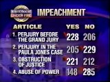 The President impeachment.  Bill Clinton 1998 impeachment on CBS news with Dan Rather, a look back