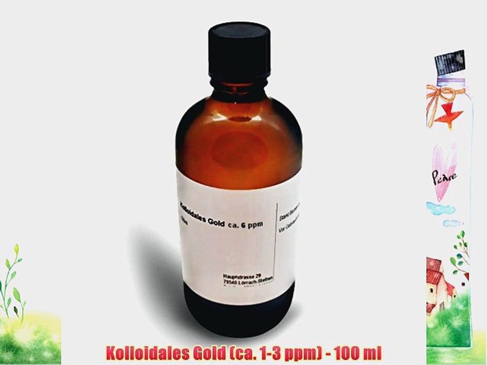 Kolloidales Gold (ca. 1-3 ppm) - 100 ml